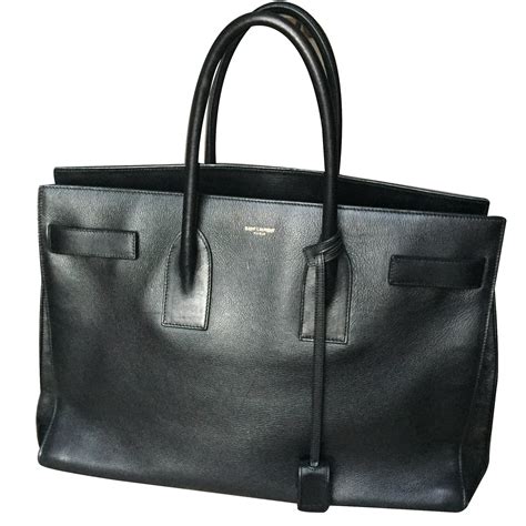 sac noir ysl|sac de jour saint laurent.